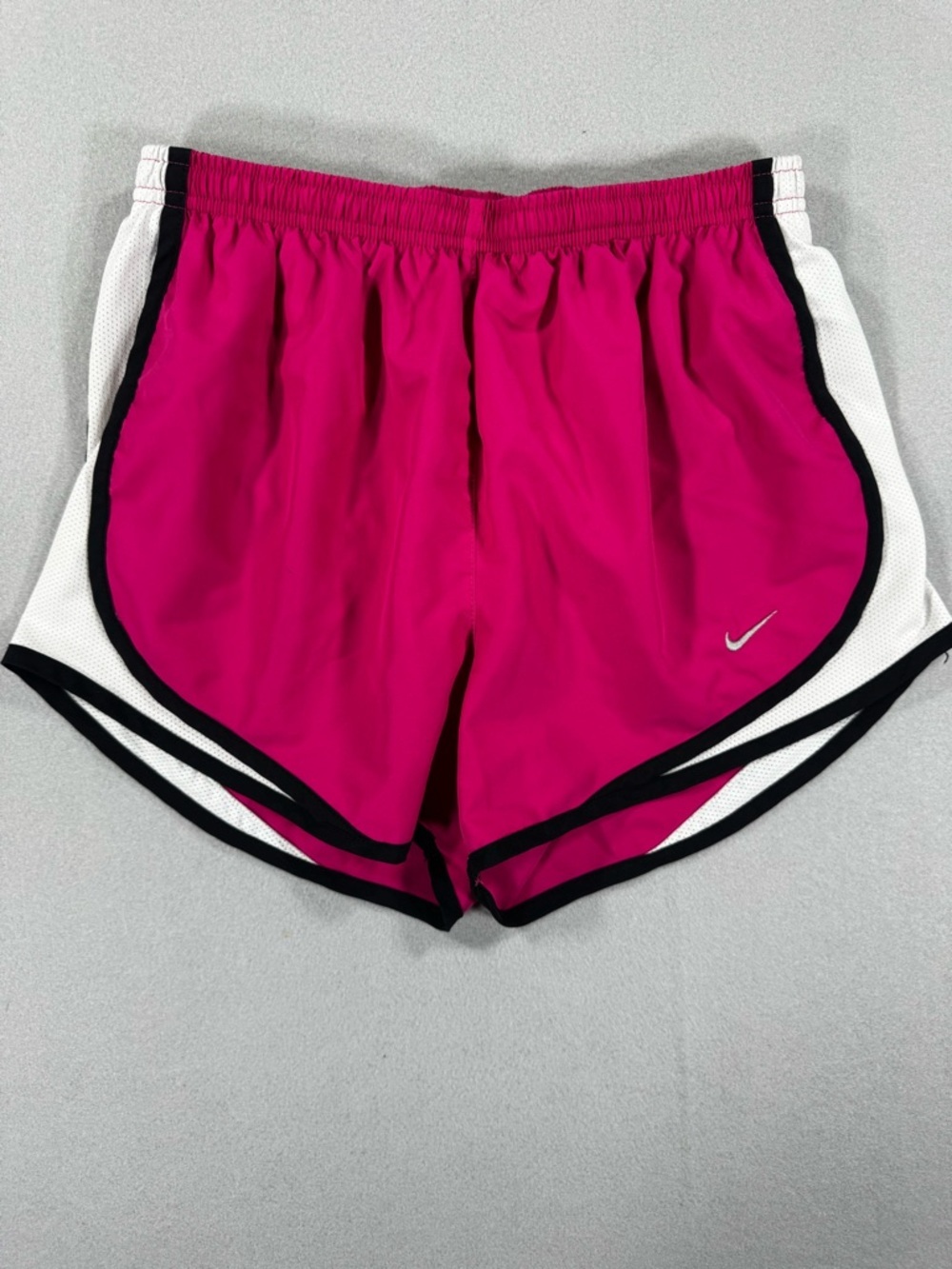 Nike Women’s Hot Pink Running Shorts with White & Black Trim